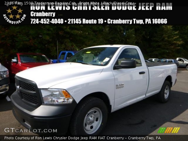 2016 Ram 1500 Tradesman Regular Cab in Bright White