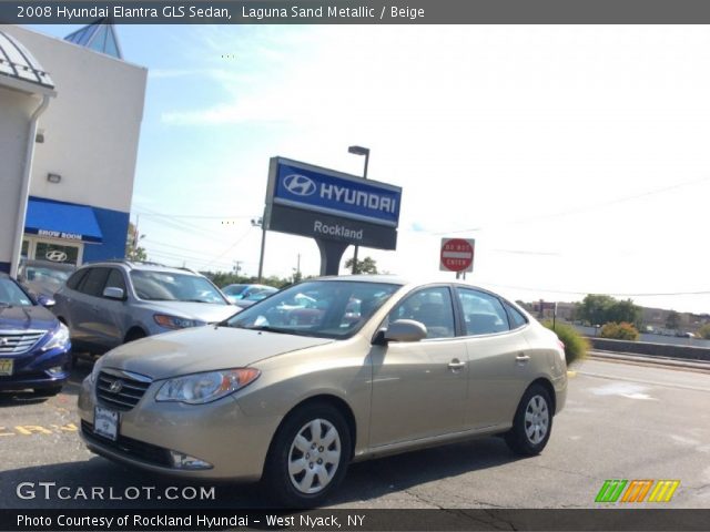 2008 Hyundai Elantra GLS Sedan in Laguna Sand Metallic