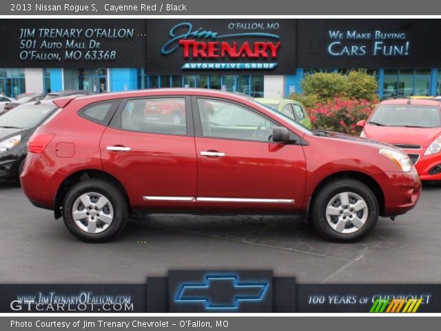 2013 Nissan Rogue S in Cayenne Red