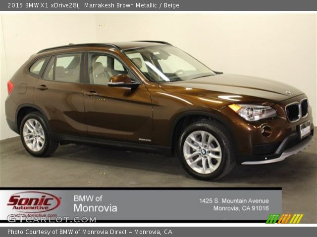 2015 BMW X1 xDrive28i in Marrakesh Brown Metallic