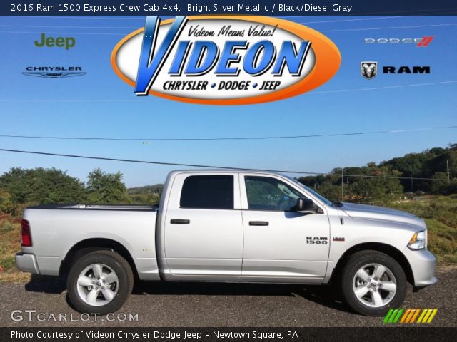 2016 Ram 1500 Express Crew Cab 4x4 in Bright Silver Metallic