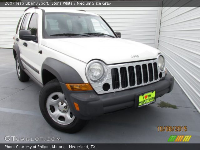 2007 Jeep Liberty Sport in Stone White