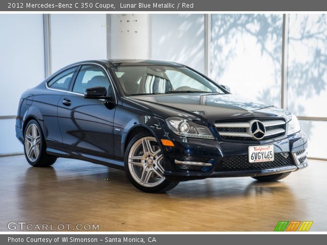 2012 Mercedes-Benz C 350 Coupe in Lunar Blue Metallic