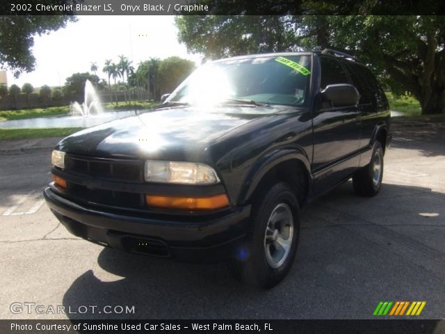 2002 Chevrolet Blazer LS in Onyx Black