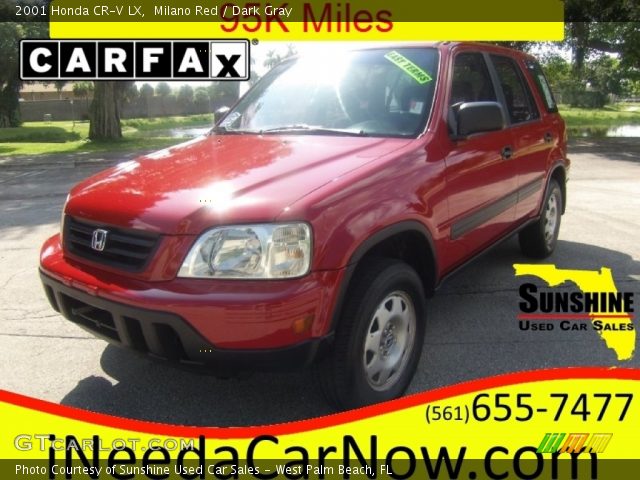 2001 Honda CR-V LX in Milano Red