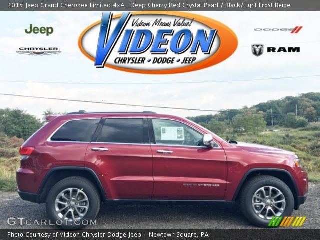 2015 Jeep Grand Cherokee Limited 4x4 in Deep Cherry Red Crystal Pearl