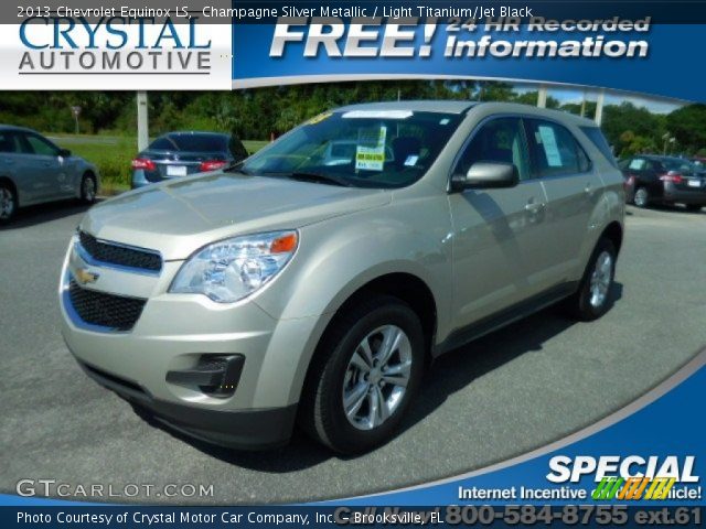 2013 Chevrolet Equinox LS in Champagne Silver Metallic
