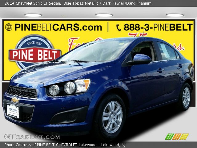 2014 Chevrolet Sonic LT Sedan in Blue Topaz Metallic