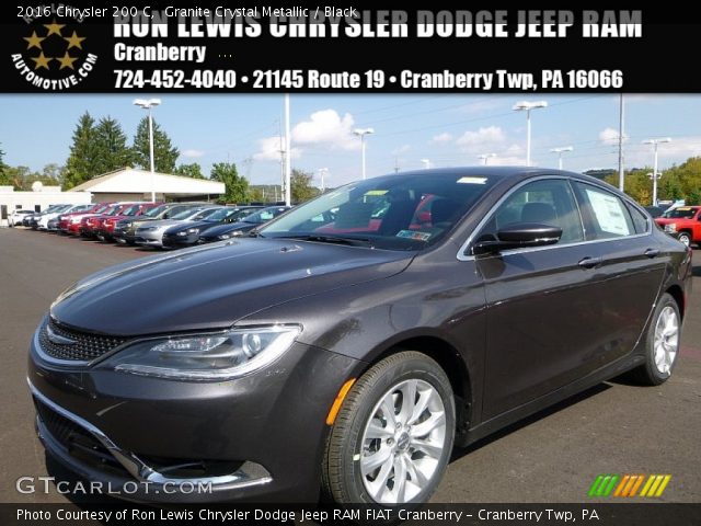 2016 Chrysler 200 C in Granite Crystal Metallic