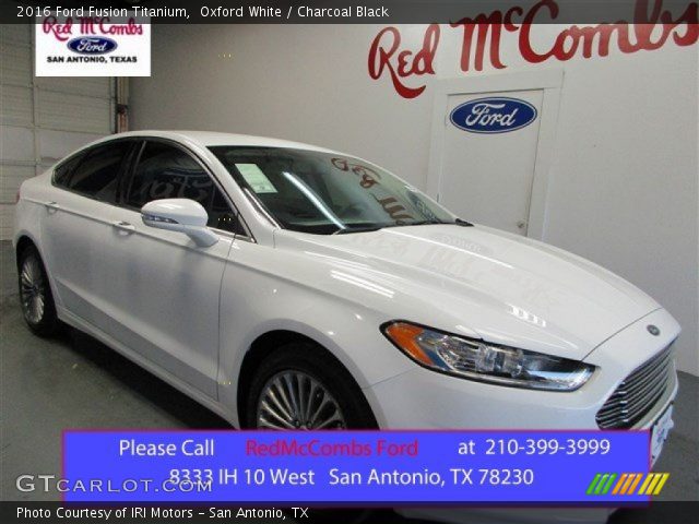2016 Ford Fusion Titanium in Oxford White