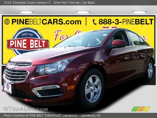 2016 Chevrolet Cruze Limited LT in Siren Red Tintcoat
