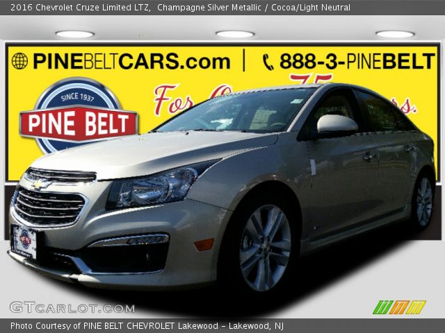 2016 Chevrolet Cruze Limited LTZ in Champagne Silver Metallic