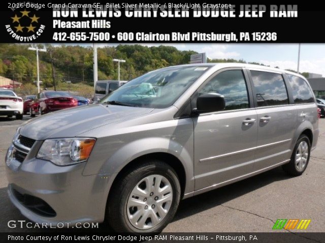 2016 Dodge Grand Caravan SE in Billet Silver Metallic