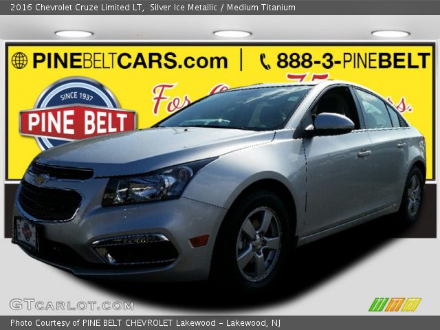 2016 Chevrolet Cruze Limited LT in Silver Ice Metallic