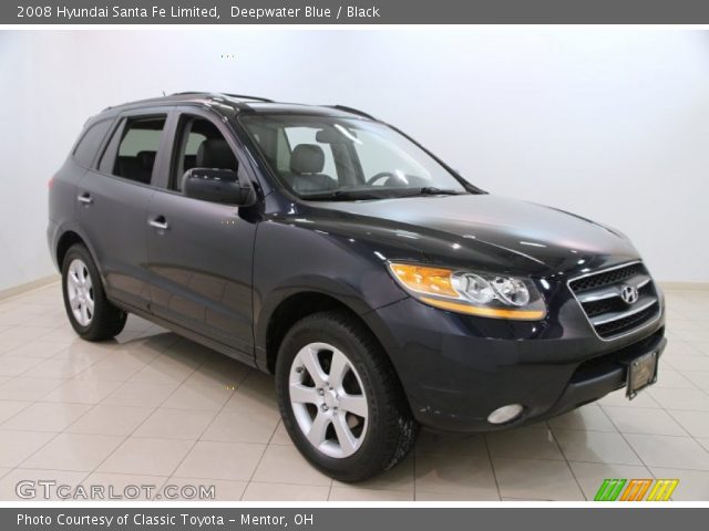2008 Hyundai Santa Fe Limited in Deepwater Blue