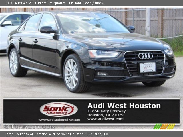 2016 Audi A4 2.0T Premium quattro in Brilliant Black