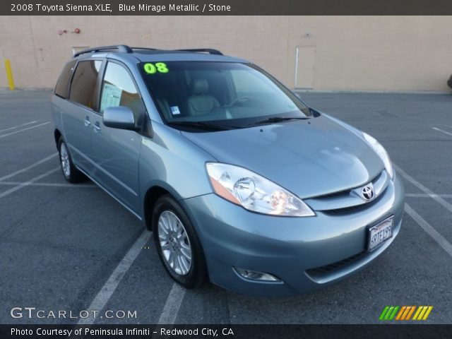 2008 Toyota Sienna XLE in Blue Mirage Metallic