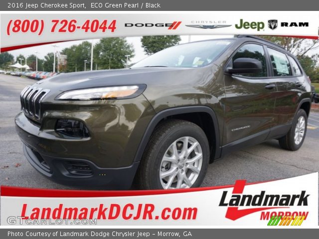 2016 Jeep Cherokee Sport in ECO Green Pearl