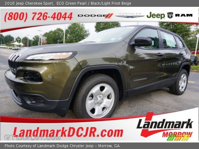 2016 Jeep Cherokee Sport in ECO Green Pearl