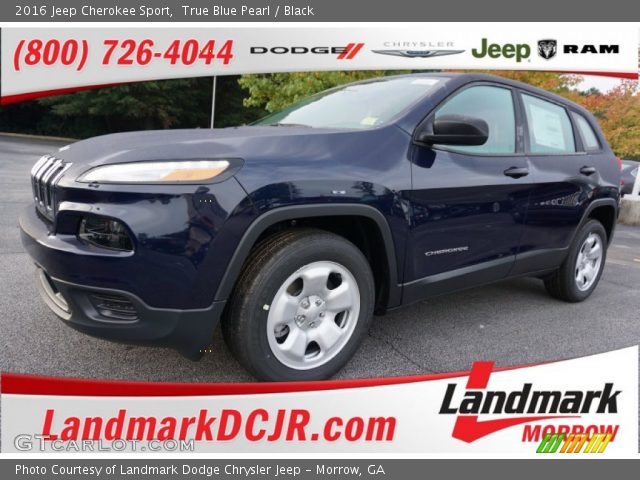 2016 Jeep Cherokee Sport in True Blue Pearl