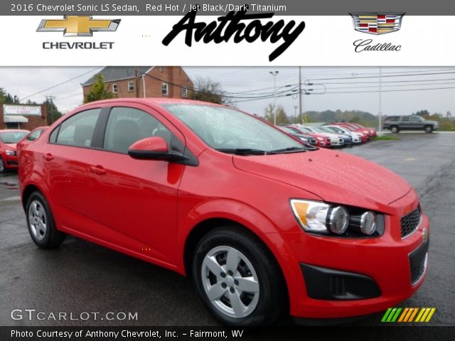 2016 Chevrolet Sonic LS Sedan in Red Hot