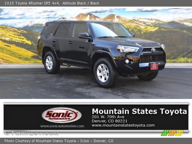 2015 Toyota 4Runner SR5 4x4 in Attitude Black