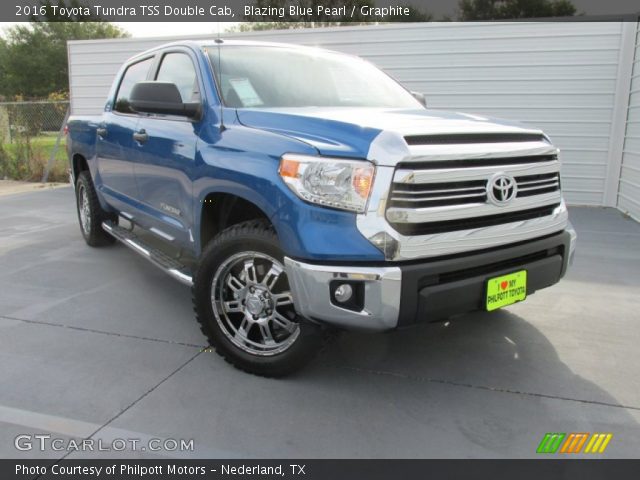 2016 Toyota Tundra TSS Double Cab in Blazing Blue Pearl