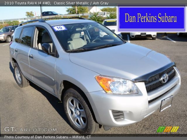 2010 Toyota RAV4 I4 4WD in Classic Silver Metallic