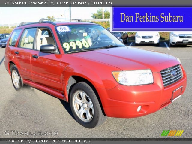 2006 Subaru Forester 2.5 X in Garnet Red Pearl
