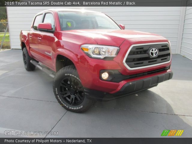 2016 Toyota Tacoma SR5 Double Cab 4x4 in Barcelona Red Metallic