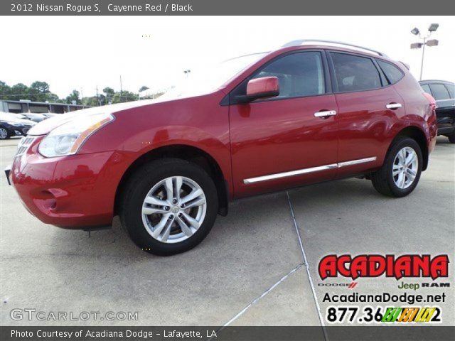 2012 Nissan Rogue S in Cayenne Red