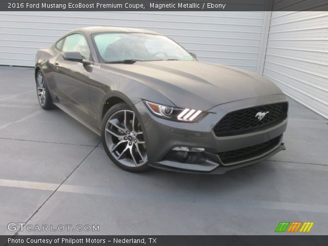 2016 Ford Mustang EcoBoost Premium Coupe in Magnetic Metallic
