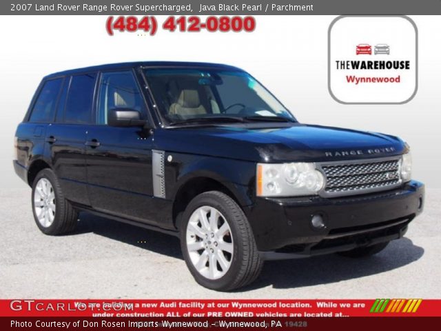 2007 Land Rover Range Rover Supercharged in Java Black Pearl