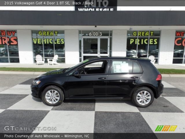 2015 Volkswagen Golf 4 Door 1.8T SE in Black