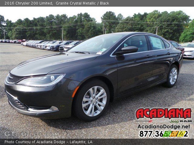 2016 Chrysler 200 Limited in Granite Crystal Metallic