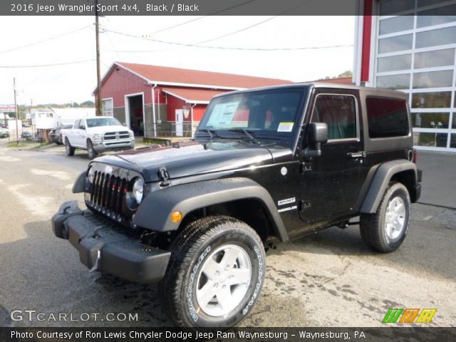 2016 Jeep Wrangler Sport 4x4 in Black