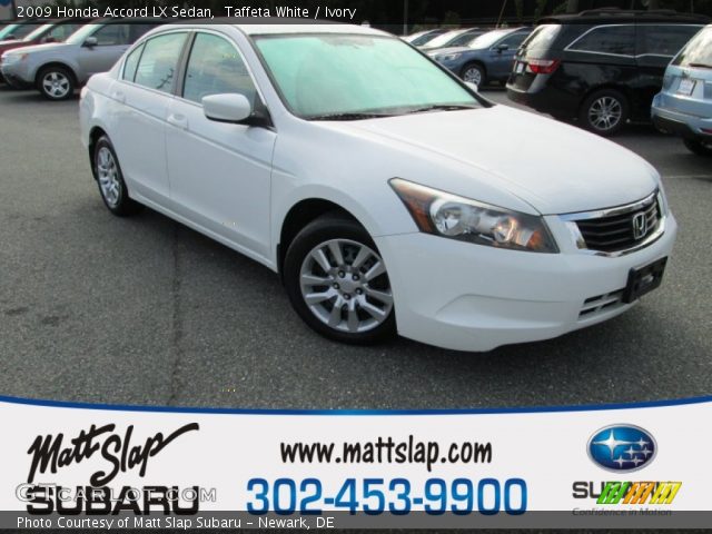 2009 Honda Accord LX Sedan in Taffeta White