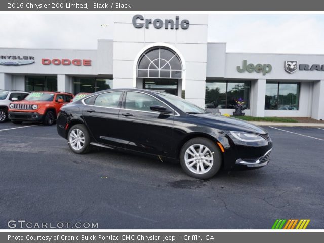 2016 Chrysler 200 Limited in Black