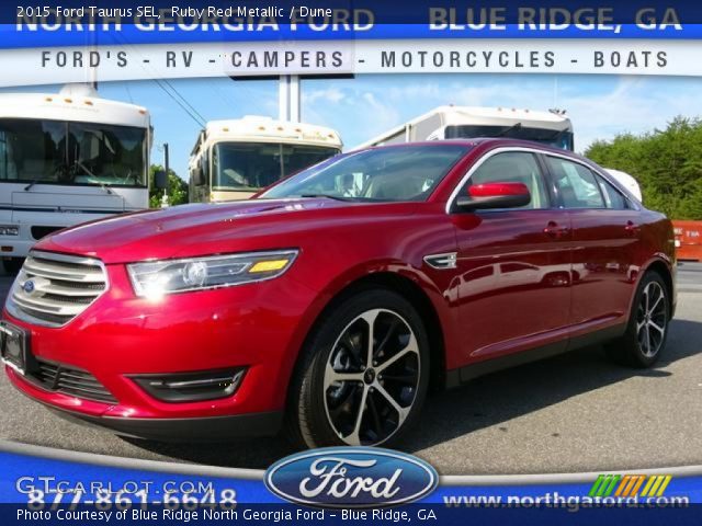 2015 Ford Taurus SEL in Ruby Red Metallic