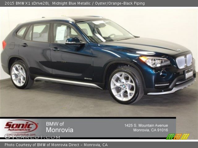 2015 BMW X1 sDrive28i in Midnight Blue Metallic
