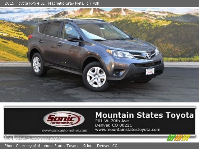 2015 Toyota RAV4 LE in Magnetic Gray Metallic