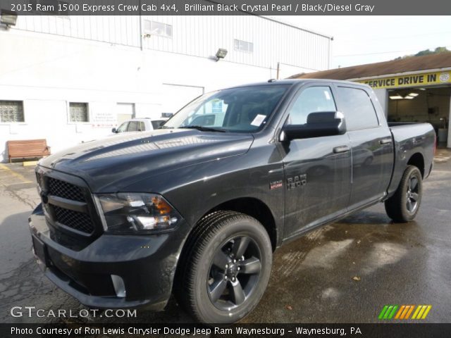 2015 Ram 1500 Express Crew Cab 4x4 in Brilliant Black Crystal Pearl