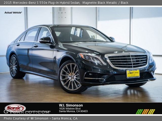 2015 Mercedes-Benz S 550e Plug-In Hybrid Sedan in Magnetite Black Metallic