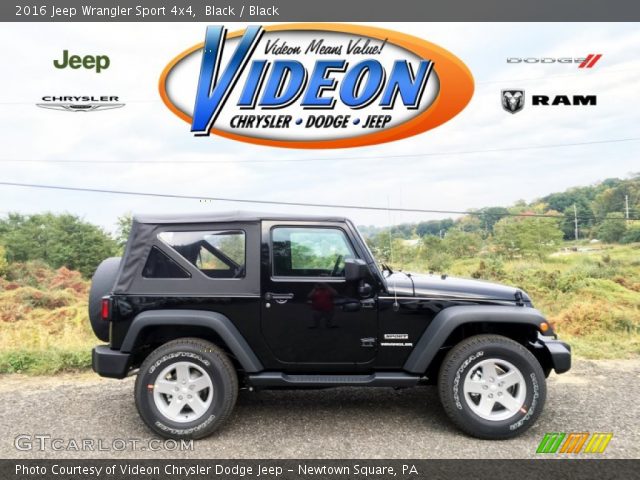 2016 Jeep Wrangler Sport 4x4 in Black