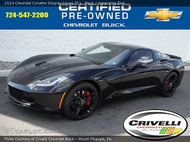 2014 Chevrolet Corvette Stingray Coupe Z51 in Black