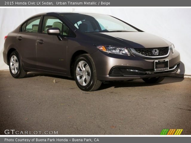 2015 Honda Civic LX Sedan in Urban Titanium Metallic