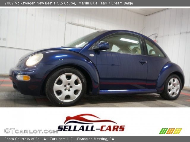 2002 Volkswagen New Beetle GLS Coupe in Marlin Blue Pearl