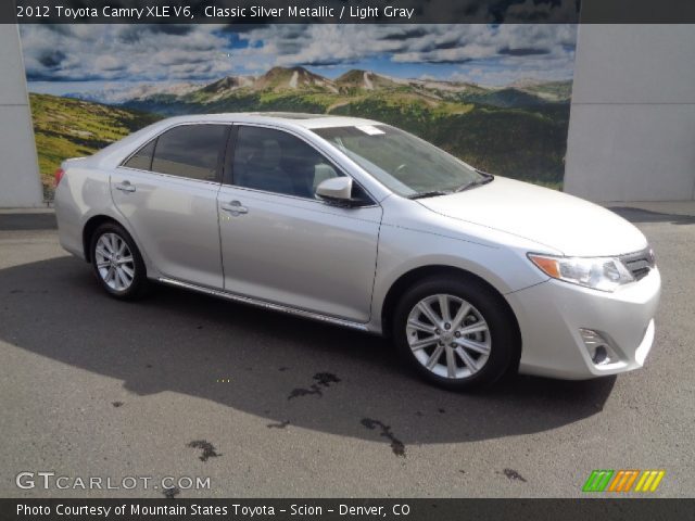 2012 Toyota Camry XLE V6 in Classic Silver Metallic
