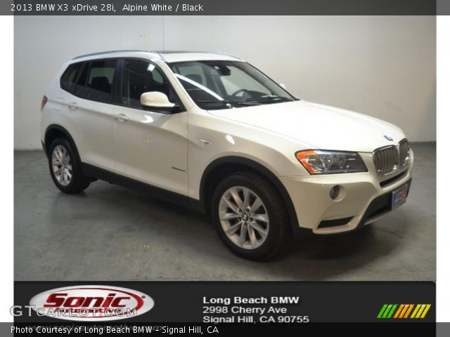 2013 BMW X3 xDrive 28i in Alpine White