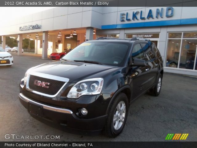 2012 GMC Acadia SL AWD in Carbon Black Metallic